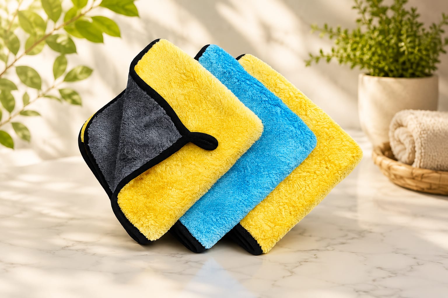 Microfiber Cloth 40x40 cm 550 gsm Set of 3