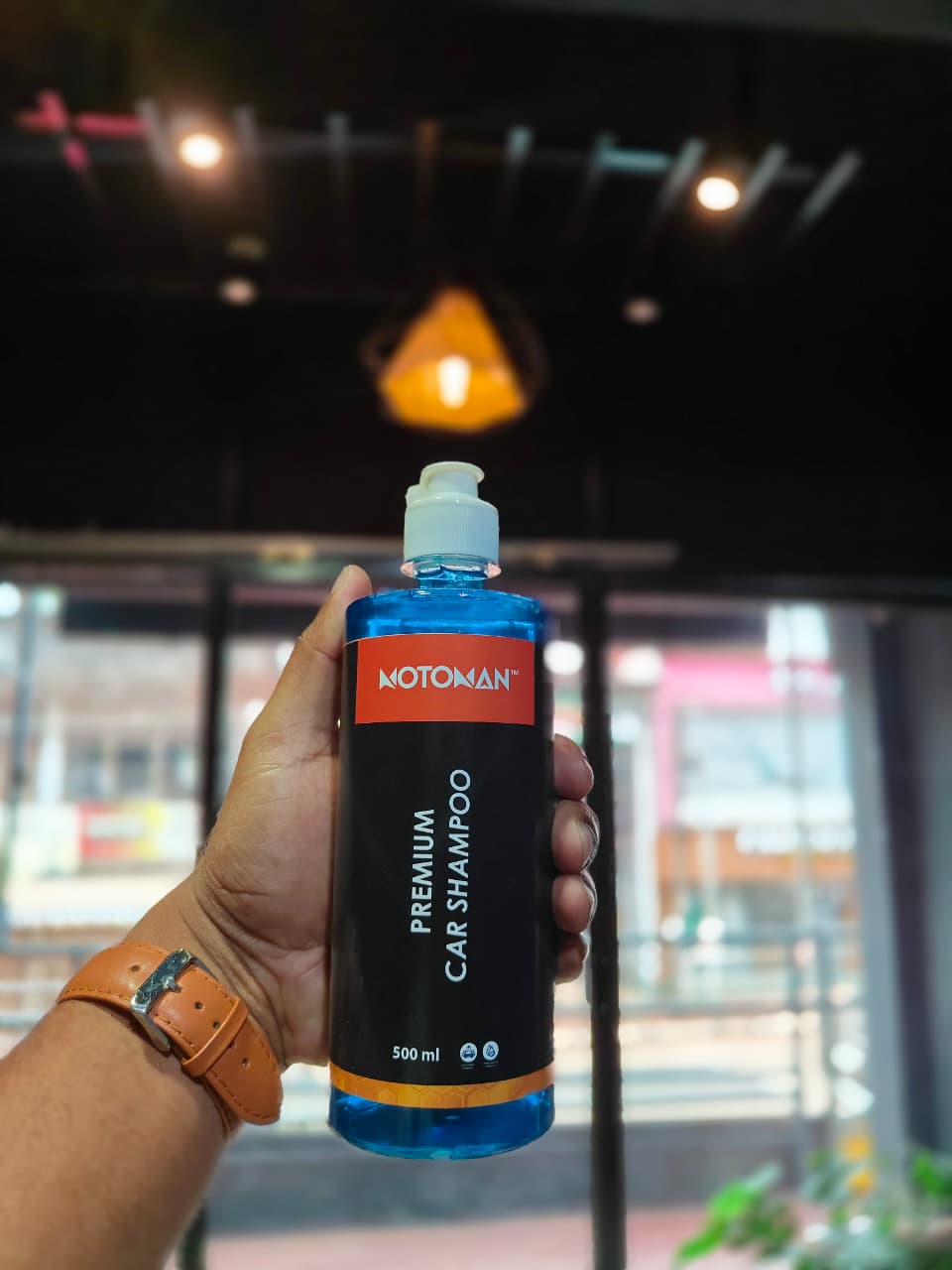 Motoman foam wash shampoo + Microfiber cloth compo