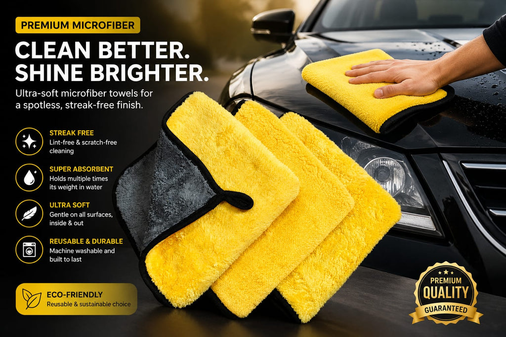 Microfiber Cloth 40x40 cm 550 gsm Set of 3